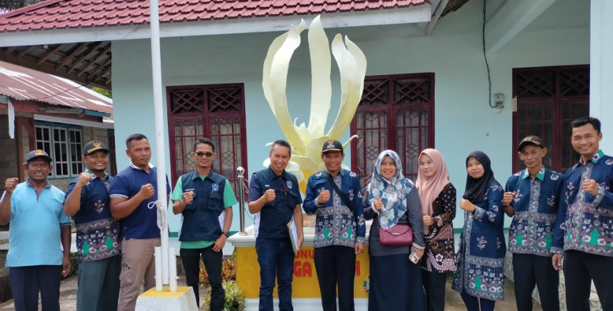Cek Fisik Dana Desa Bungo Antoi Tahun 2021 Tim Inspektorat Merangin Turun ke Lapangan